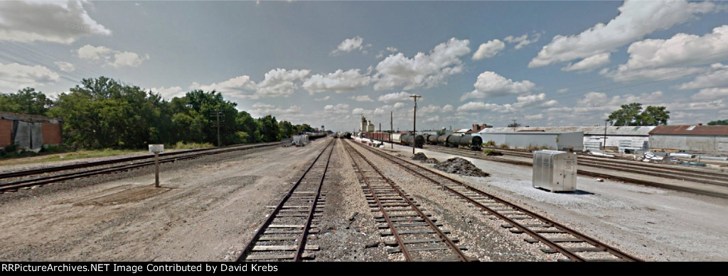 BNSF Yard view South, Ardmore, OK.